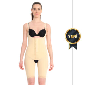 AURAFİX KALÇA YAĞ TRANSFERİ TAM VÜCUT KOMPRESYON KORSESİ (DİZÜSTÜ) 1586B - Görsel 2