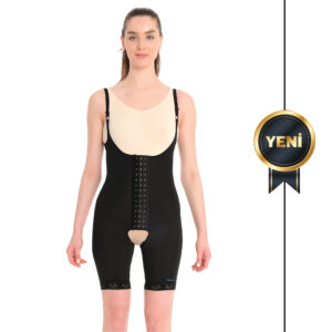 AURAFİX KALÇA YAĞ TRANSFERİ TAM VÜCUT KOMPRESYON KORSESİ (DİZÜSTÜ) 1586B