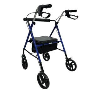 Respirox RR-02 Katlanabilir Alüminyum Rolatör Mavi – Yeni - Görsel 4